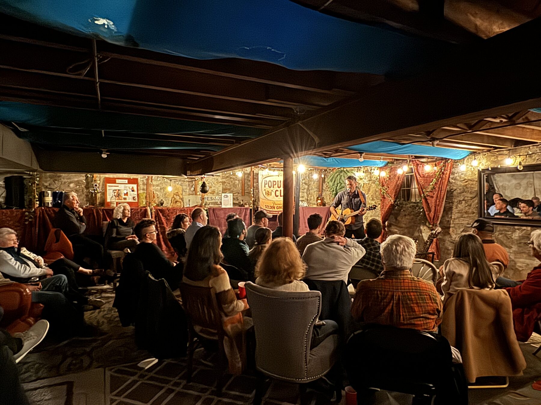 A full room at a concert