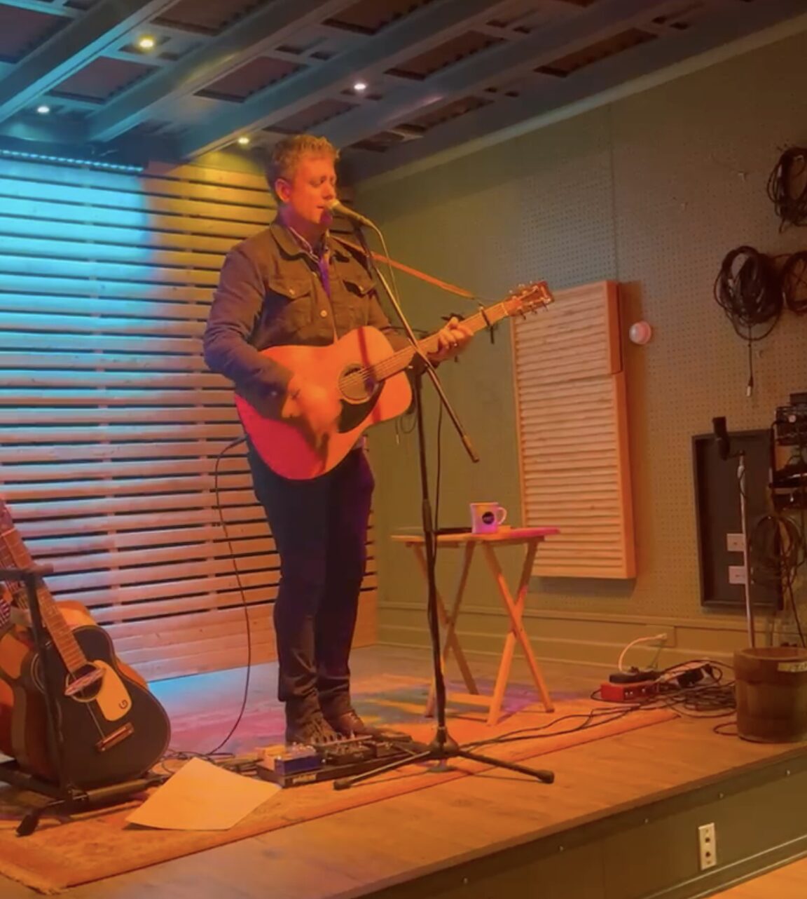 Brody Bond on a warmly lit stage
